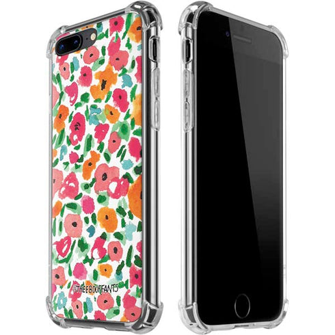 Bouffants and Broken Hearts Watercolor Floral iPhone Cases